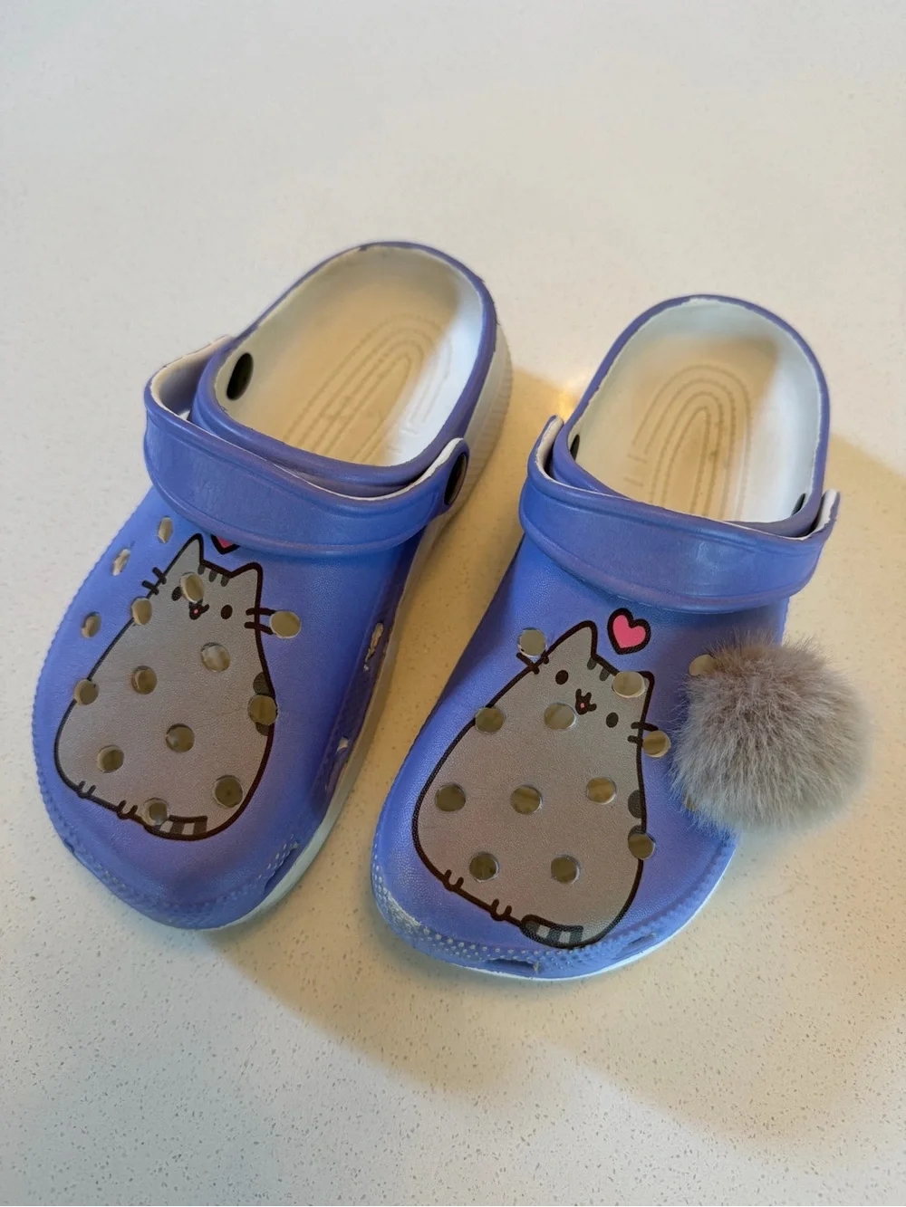 Pusheen Shoes with Pom Pom